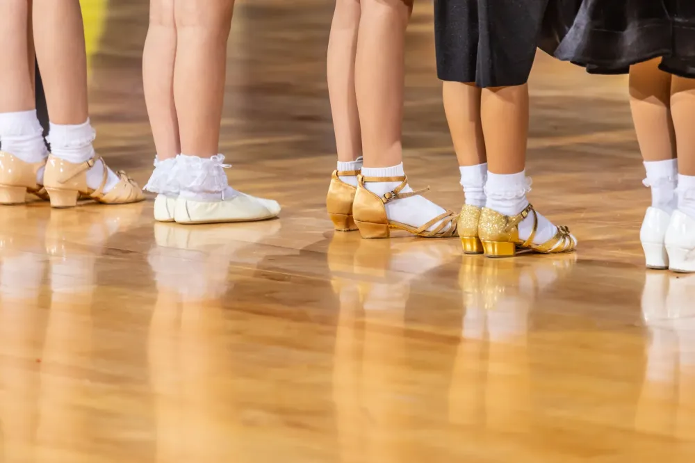 Jambes danse en ligne